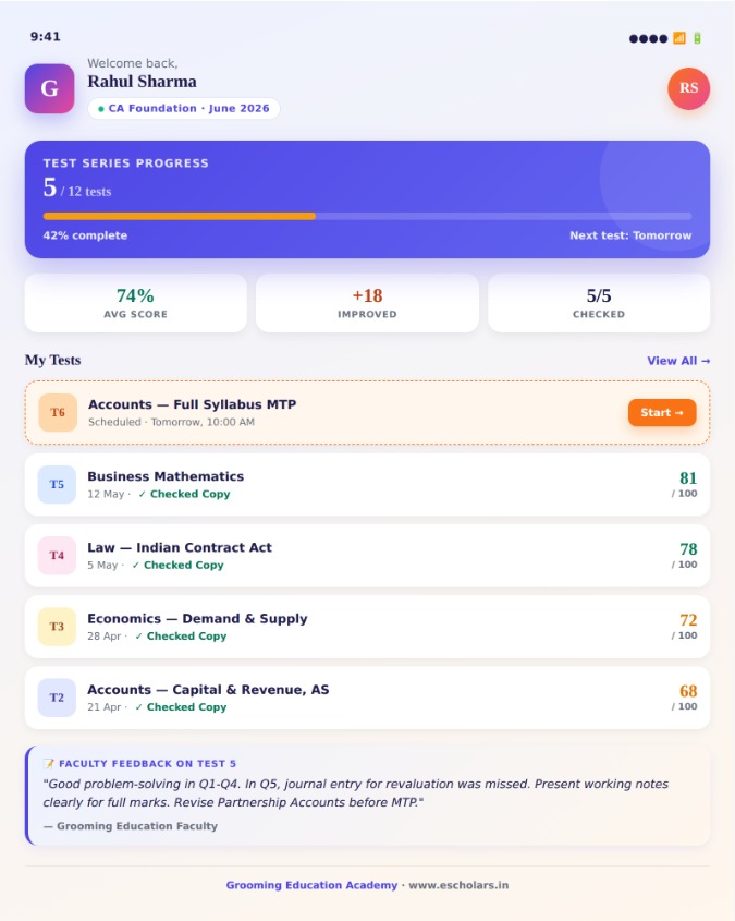 Student Dashboard